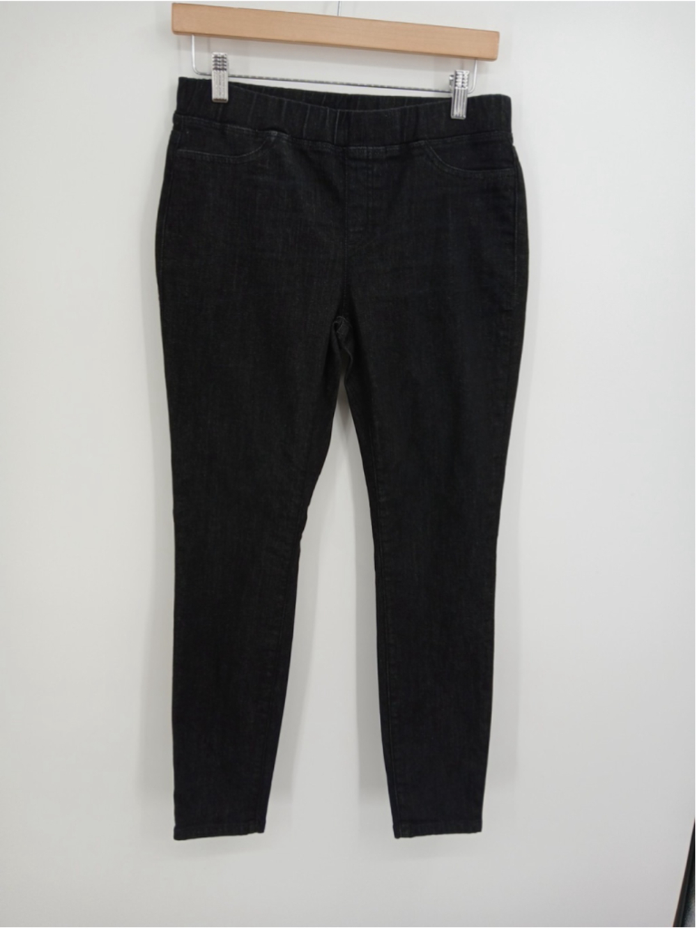 Eileen Fisher Jeggings Womens size PS Petite Black Skinny Inseam 29"